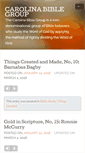 Mobile Screenshot of carolinabiblegroup.com